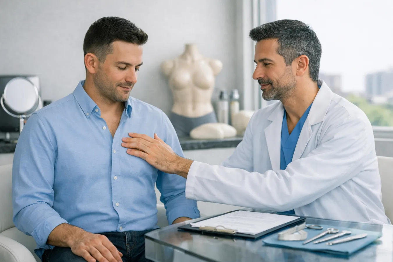 ¿Qué médico trata la ginecomastia?